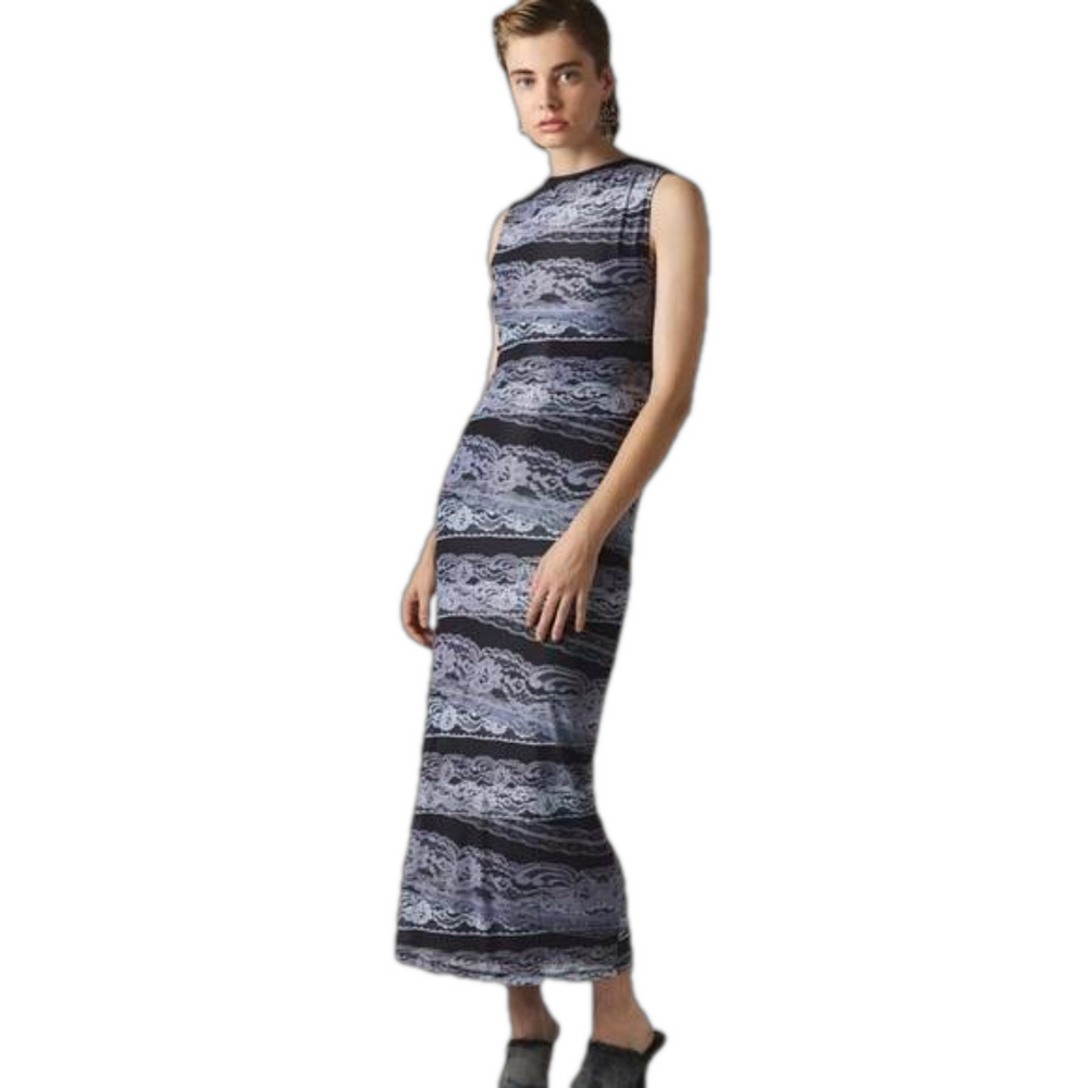 NWT UO Motel Exclusive Fayola Lace Mesh Maxi Dress